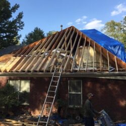 Roofing in Progess