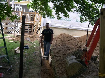 Chris doing Construction