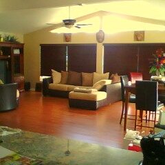 Interior Design Living Room with Hardwood