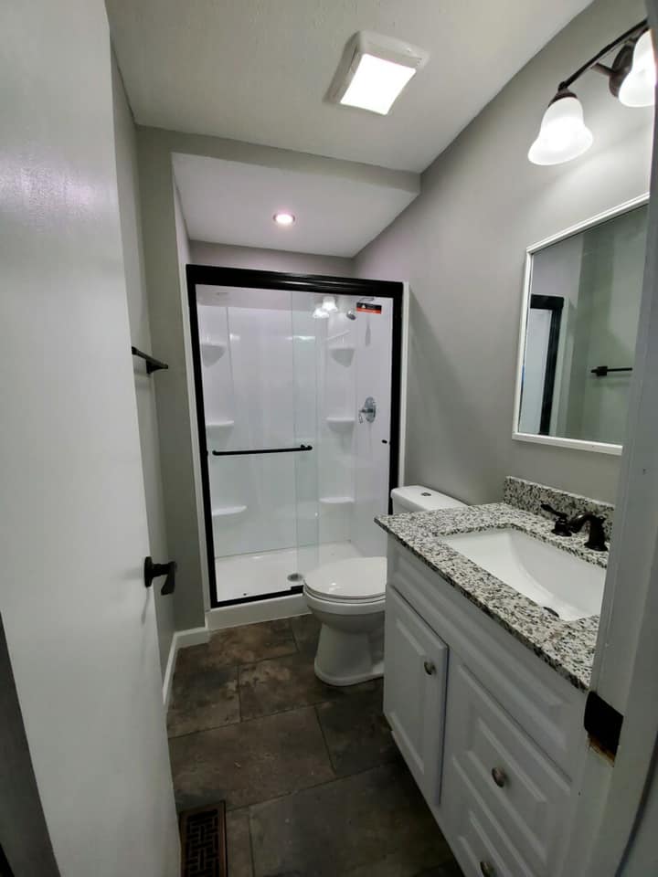 White Bathroom remodel