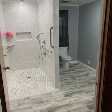 Bathroom Remodel Shower and Toilet