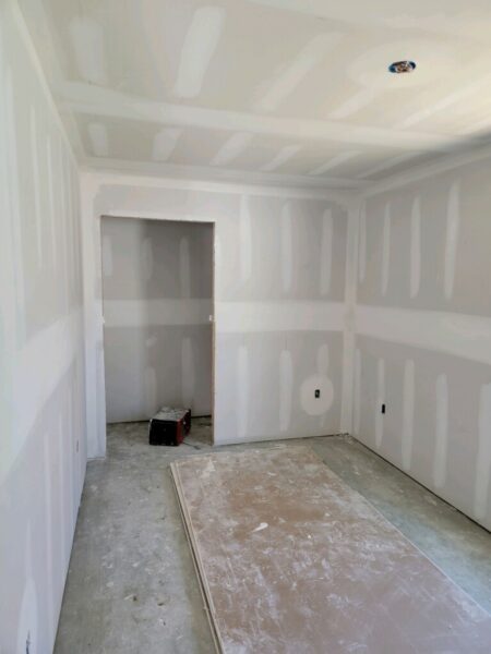 image of dry wall in home project under construction