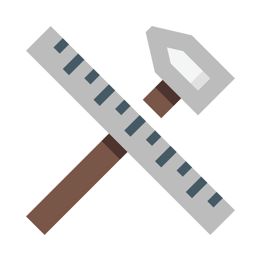Hammer and ruler Icon