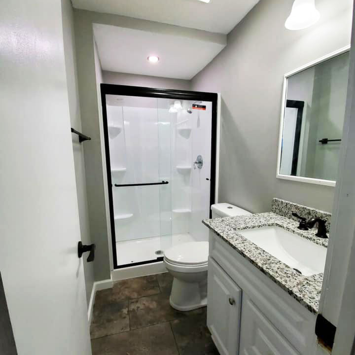 Remodel of a bathroom